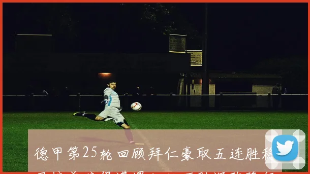 德甲第25轮回顾拜仁豪取五连胜稳居榜首狼堡遭遇八轮不胜深陷降级区